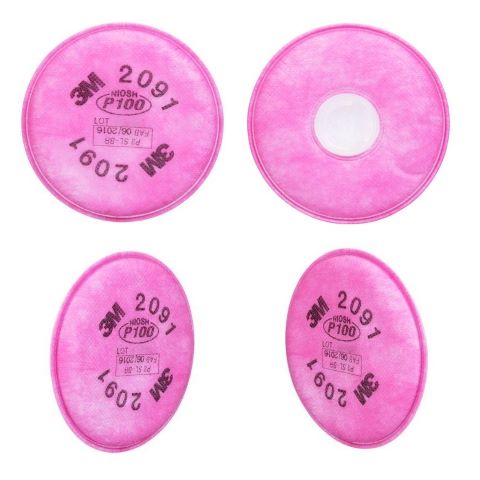 3M™ Performance Particulate Filter P100, 2091PA1-A-NA, pink