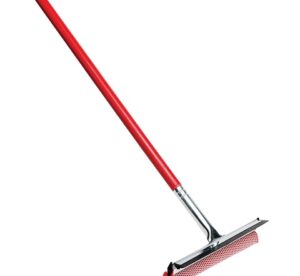 10" Car squeegee w/20" Wood handle