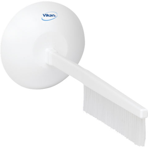 Vikan Brush with Hand Guard, 19.7″, Medium