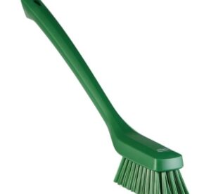 Vikan Narrow Cleaning Brush with Long Handle, 16.5″, Stiff - 2