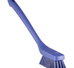 Vikan Narrow Cleaning Brush with Long Handle, 16.5″, Stiff - 7