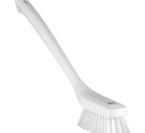 Vikan Narrow Cleaning Brush with Long Handle, 16.5″, Stiff - 4