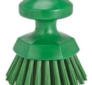 Vikan Round Hand Scrub, 4.3″, Stiff - 2