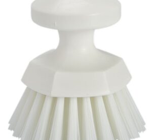 Vikan Round Hand Scrub, 4.3″, Stiff - 4