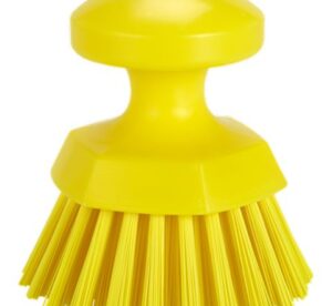 Vikan Round Hand Scrub, 4.3″, Stiff - 5