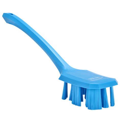 Vikan UST Hand Brush w/long Handle, 15.6″, Stiff
