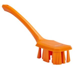 Vikan UST Hand Brush w/long Handle, 15.6″, Stiff - 7