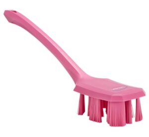 Vikan UST Hand Brush w/long Handle, 15.6″, Stiff - 2