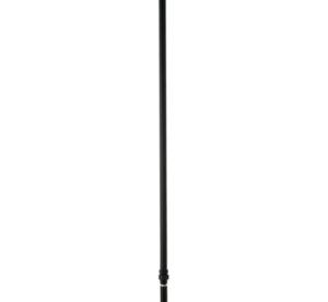 Vikan Aluminium telescopic handle, 62 - 109.4", Ø1.3, Black