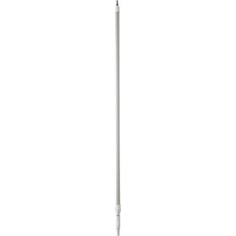 Vikan Aluminum Telescopic Water fed Handle, 63.6 – 109.4″, Ø1.3, White