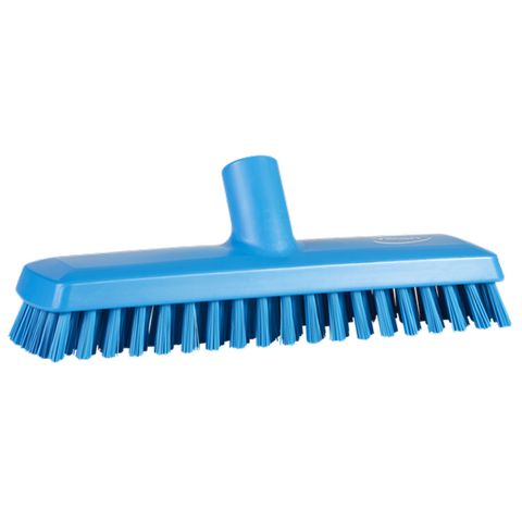 Vikan Deck Scrub, waterfed, 10.6″, Extra stiff