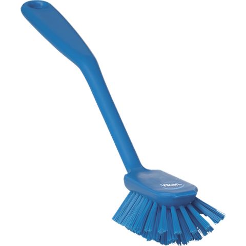 Vikan Dish Brush with scraping edge, 11″, Medium