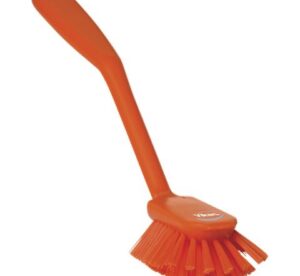 Vikan Dish Brush with scraping edge, 11″, Medium - 7