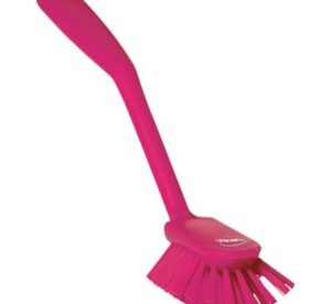 Vikan Dish Brush with scraping edge, 11″, Medium - 2