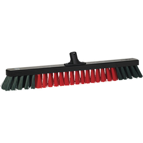 Vikan Garage Broom, 26.2″ Stiff, Black