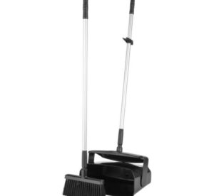 Vikan Lobby Dustpan w/Broom, 14.6″ - 9