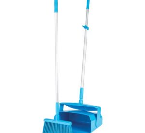 Vikan Lobby Dustpan w/Broom, 14.6"