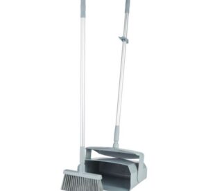 Vikan Lobby Dustpan w/Broom, 14.6″ - 10