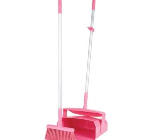 Vikan Lobby Dustpan w/Broom, 14.6″ - 2