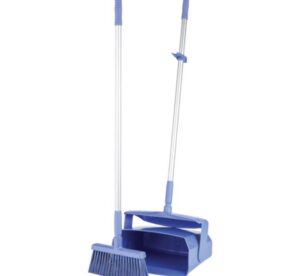 Vikan Lobby Dustpan w/Broom, 14.6″ - 8