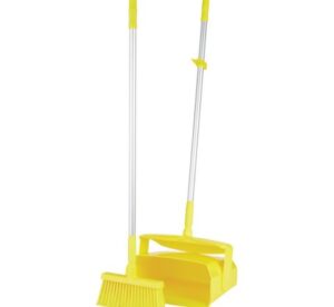 Vikan Lobby Dustpan w/Broom, 14.6″ - 6