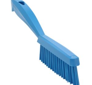 Vikan Narrow Hand Brush with short handle, 11.8", Extra stiff