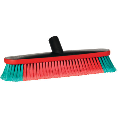 Vikan Vehicle Brush, waterfed, 14.6″, Soft/split