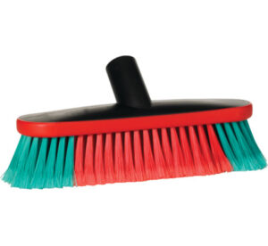 Vikan Vehicle Brush, waterfed, 10.6", Soft/split