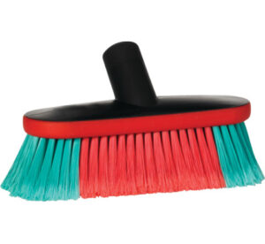 Vikan Vehicle Brush, waterfed, 8.9", Soft/split
