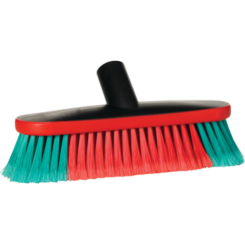 Vikan Vehicle Brush, waterfed, 10.6″, Soft/split
