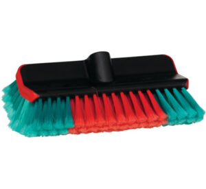 Vikan Washing Brush, waterfed, High/Low, 10.8", Soft/split