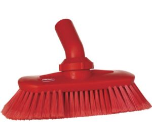 Vikan Washing Brush with Angle adjustment, waterfed, 9.4″, Soft/split - 3