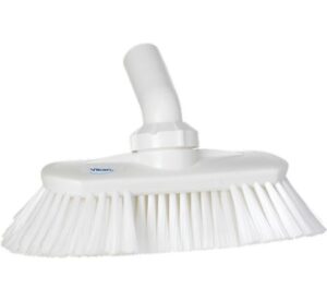 Vikan Washing Brush with Angle adjustment, waterfed, 9.4″, Soft/split - 4