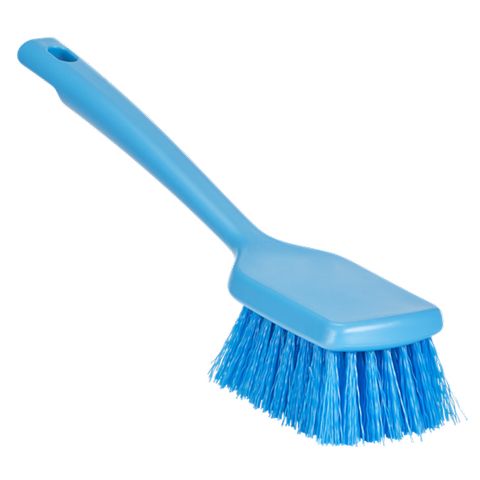 Vikan Washing Brush with short Handle, 11.8″ Stiff