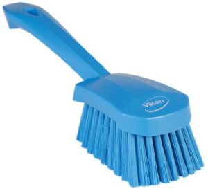 Vikan Washing Brush with short handle, 10.6", Soft