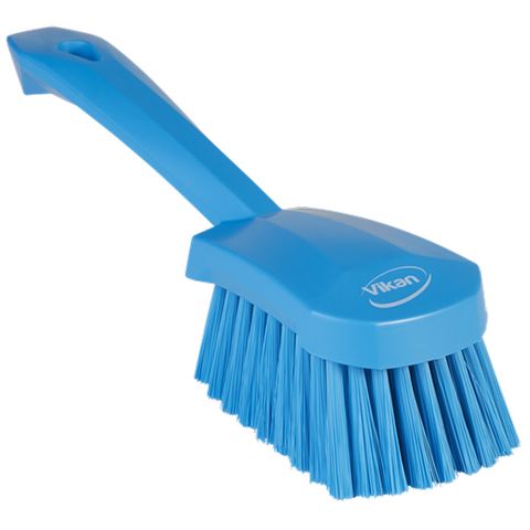 Vikan Washing Brush with short handle, 10.6″, Soft