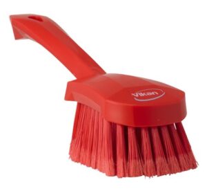 Vikan Washing Brush with short handle, 10.6″, Soft/split - 3