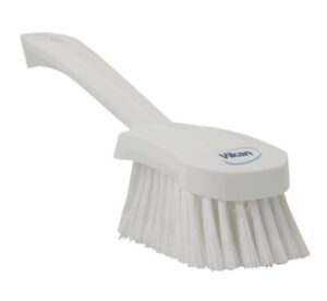 Vikan Washing Brush with short handle, 10.6″, Soft/split - 4