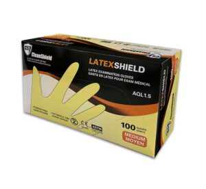 Latex Shield Examination Gloves - 2