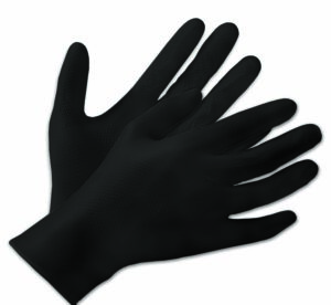 Diamond Shield Nitrile Disposable Gloves Black - 3