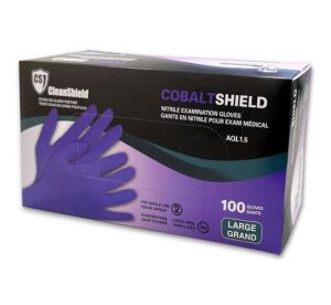 Cobalt Shield Nitrile Examination Gloves - 2