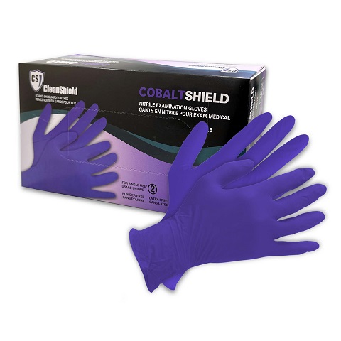 Cobalt Shield Nitrile Examination Gloves
