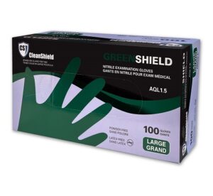 Green Shield Nitrile Examination Gloves - 2