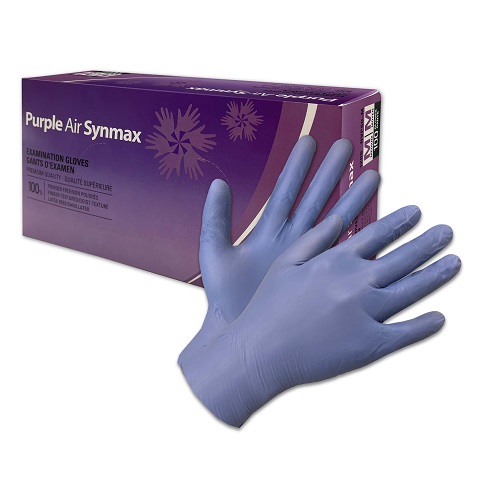 Purple Air Synmax Examination Gloves