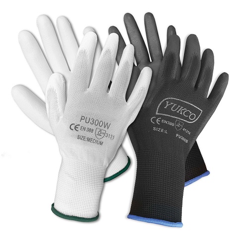 PU 1/2 Coated Nylon Gloves