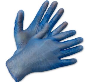 Blue Vmax Vinyl Examination Gloves - 2