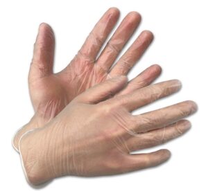 Clear Vmax Vinyl Examination Gloves - 3