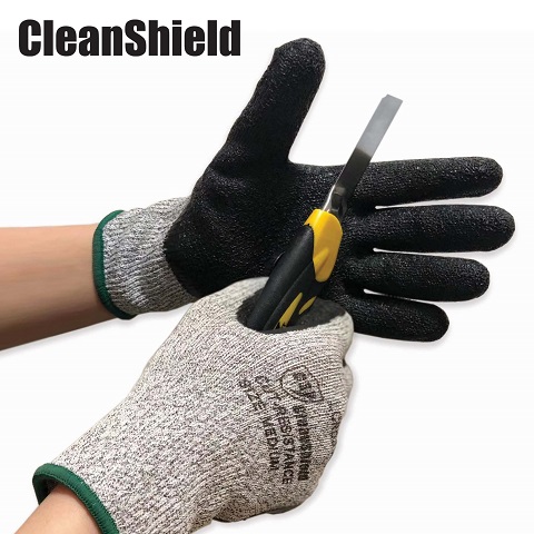 Latex Coated Palm, Cut-Resistance Gloves