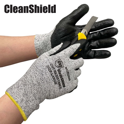 Nitrile Coated Palm, Cut-Resistance Gloves