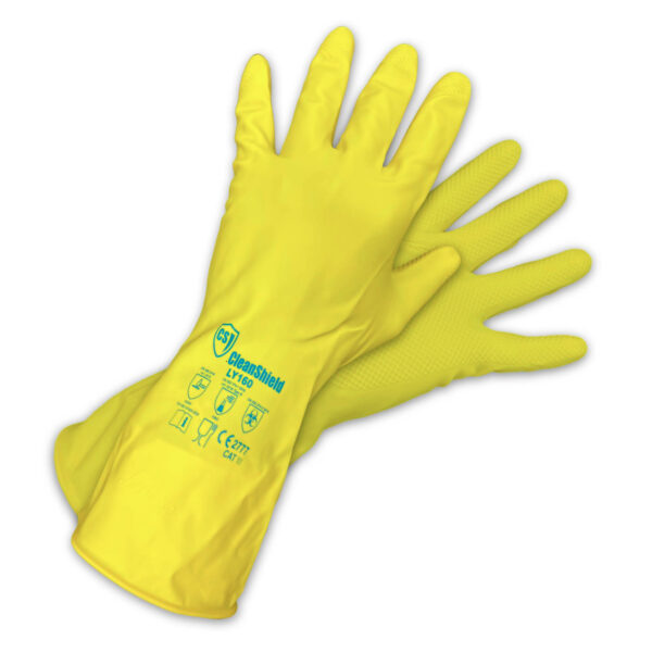 Yellow Touch Latex Glove